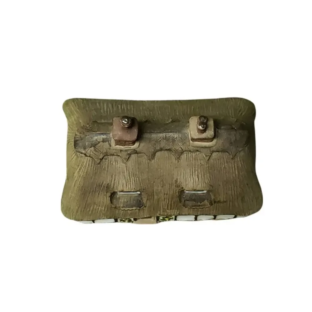 Vintage Denby Village Thatched Cruck Cottage Pottery Country House England Decor